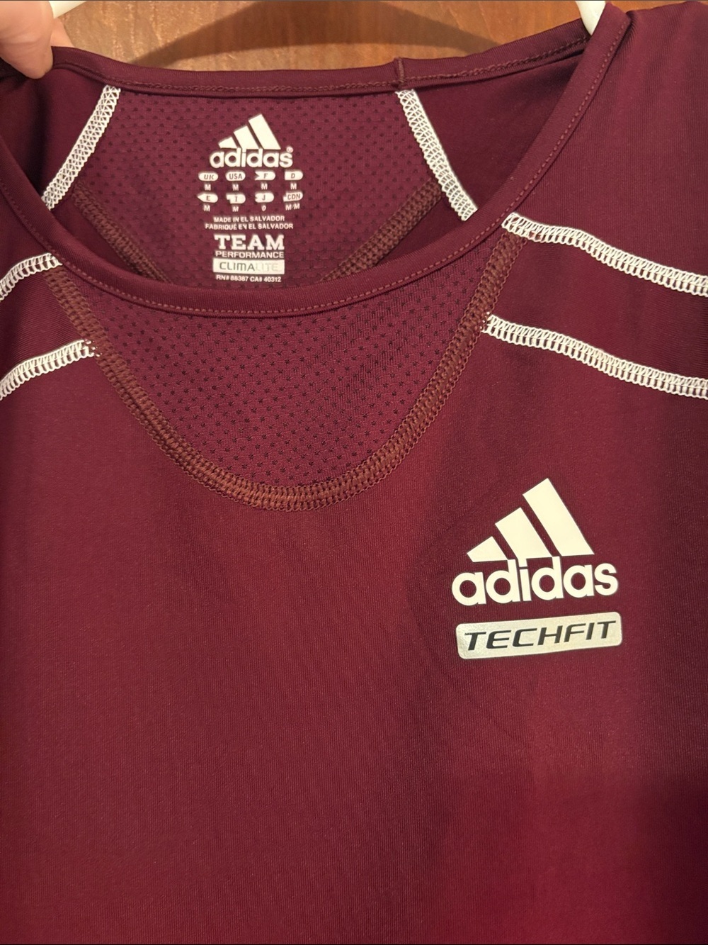 adidas Deep Maroon Performance Sleeveless Training Top - 5 Available - Picture 2 of 5